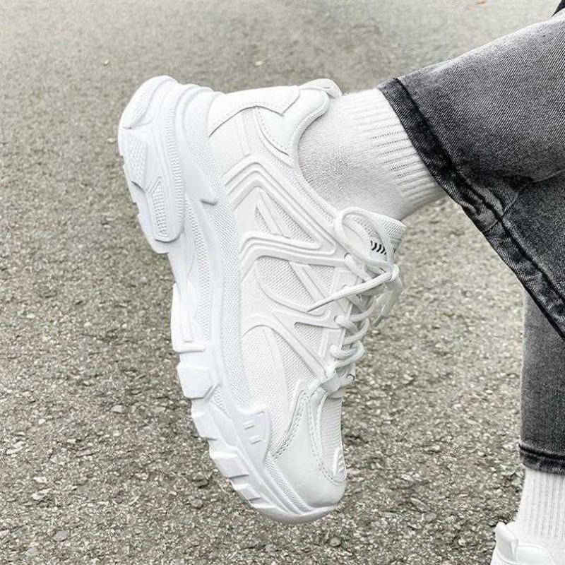 Summertime Women's Shoes Sneakers Flat Shoes Soft Glutinous Casual Fitness All-match Comfortable Lace-up Little White Shoes 2024