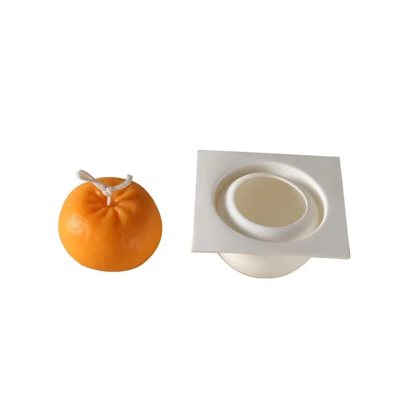 

Orange 3D Silicone Mold for DIY Soap Fruit Cake Aromatherapy Candle Baking Dessert Mousse Kitchen Bakeware Art Mould