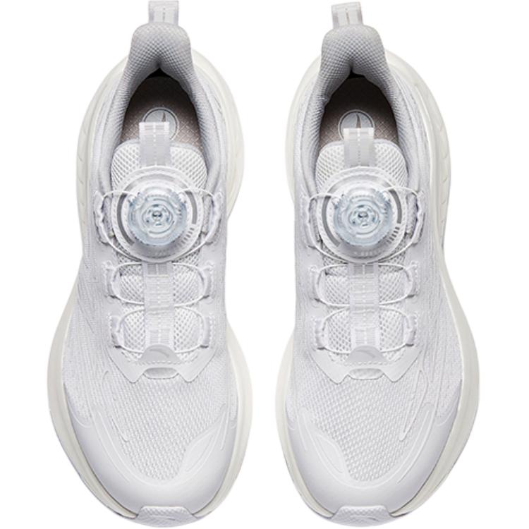 Anta Kids Hailang 3.0 Comfortable Versatile Shock Absorbing Durable Low Top Running Shoes Kids Running Shoes White 332535520S