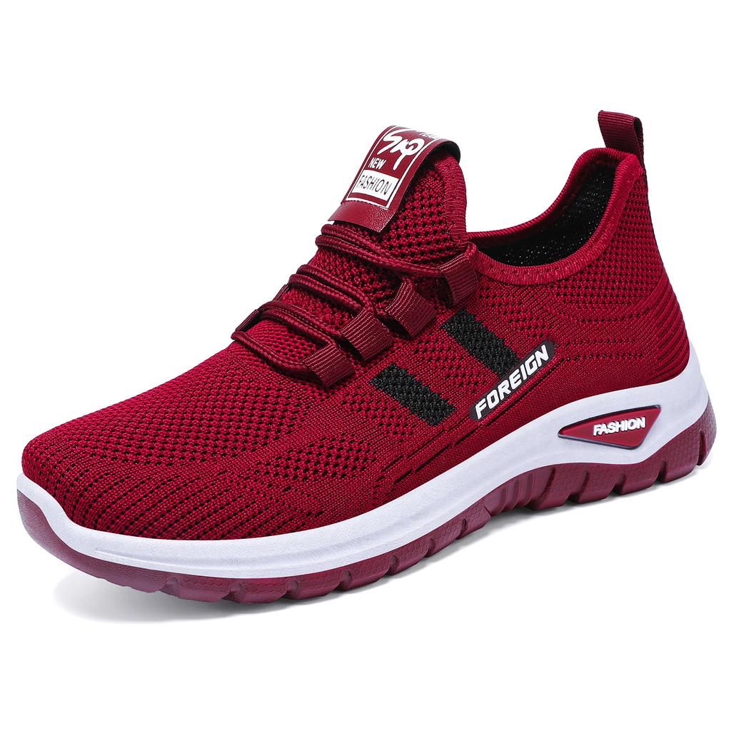 Damenschuhe Frühling Outdoor Atmungsaktive Mesh-Schuhe Mode Freizeit-Schuhe Damen Niedriger Schaft Damen Sportschuhe Einzeln Freizeit Täglich Bequem Leichte Sneakers