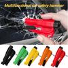 Safety Hammer with Rescue Whistle, Car Escape Tool,2-in-1 Window Breaker Seatbelt Cutter, Compact Emergency Escape Tool for Car
