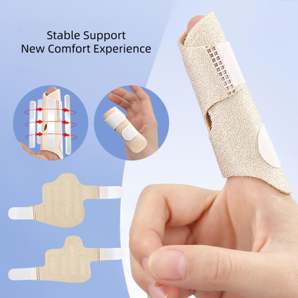 1Pcs Adjustable Finger Fixation Strap Thumb And Four-Finger Fixation Support Brace Finger Guard Finger Splint For Protection