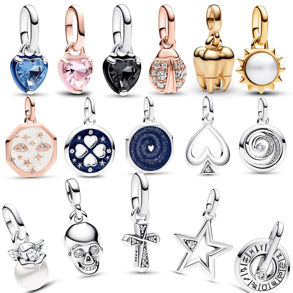 

S925 стерлингового серебра ME Charm ME Tooth Mini Dangle Fit оригинальный браслет Me для женщин модные украшения из бисера подарок CHINA