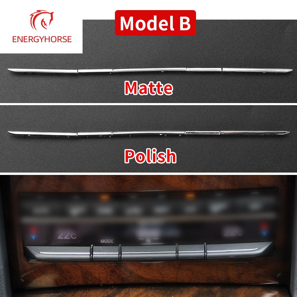 Konsola samochodowa klimatyzacja przyciski dekoracyjne wykończenie do wnętrza Mercedes Benz E Klasa W212 2009-2015