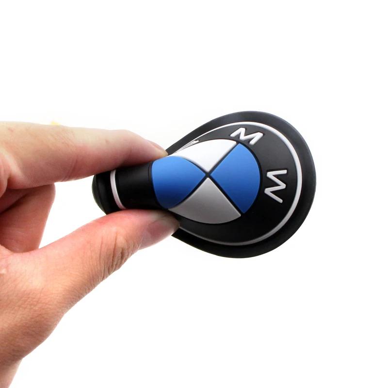 1 Stück Auto Untersetzer Wasserbecher Flaschenhalter Matte Anti-Rutsch-Pad für BMW M E90 E91 E92 E93 M3 E60 E61 F10 F07 M5 E63 E64 Autozubehör