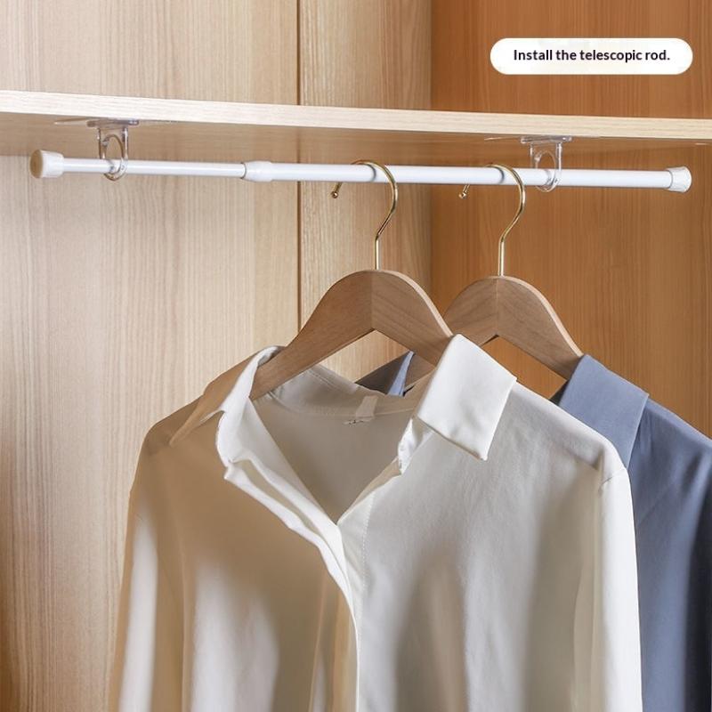 10Pcs Multifunctional Wall-Mounted Round Hooks Free Punching Seamless Paste Storage Rack Kitchen Bathroom Household Ring Hange