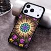 Mandala Flower Totem Phone Case for iPhone 17 16 15 Pro Max Air 14 13 12 11 Plus Shockproof Capa Cover