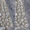5D Engraved Nail Bubble Sticker Back Glue Ultra Thin Cute Transparent Fashion Nail Art Design Sticker for Manicure