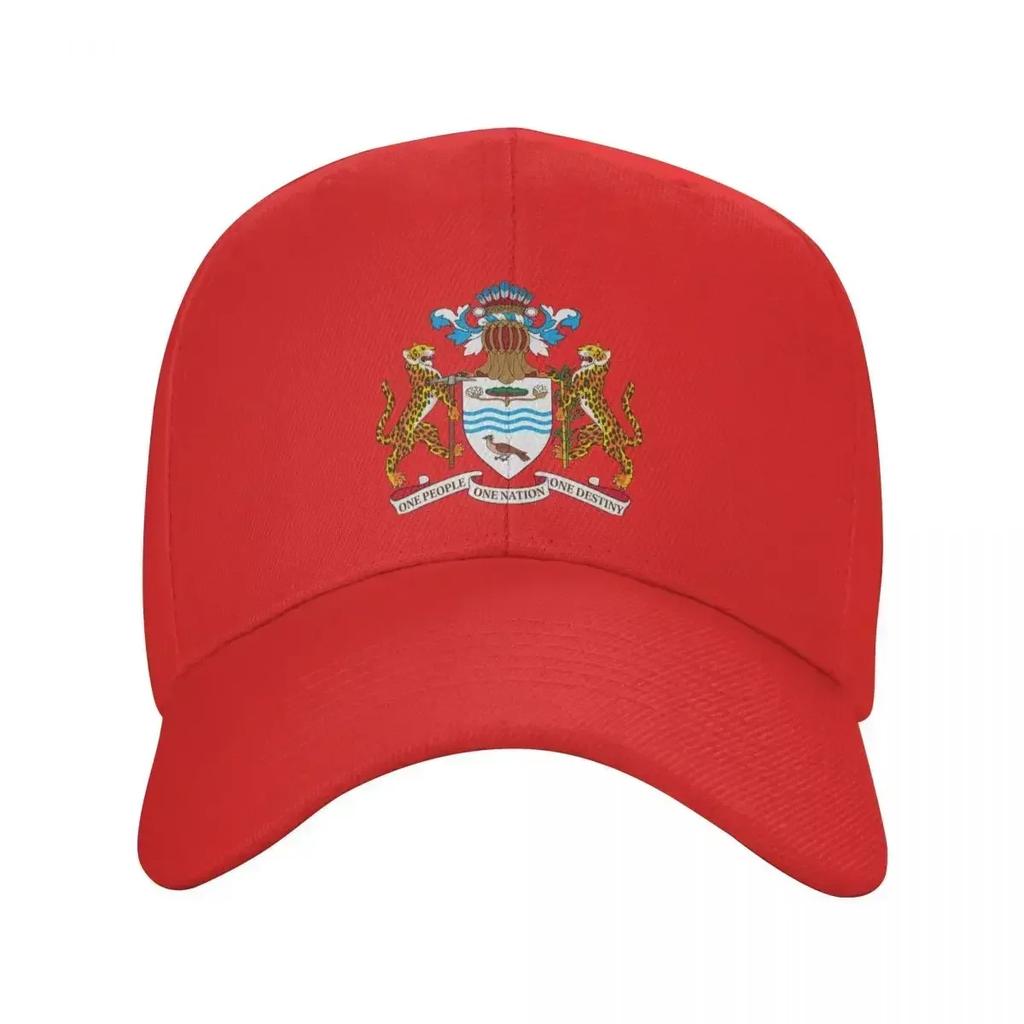Classic Coat Of Arms Of Guyana Baseball Cap for Men Women Adjustable Trucker Hat Sports
