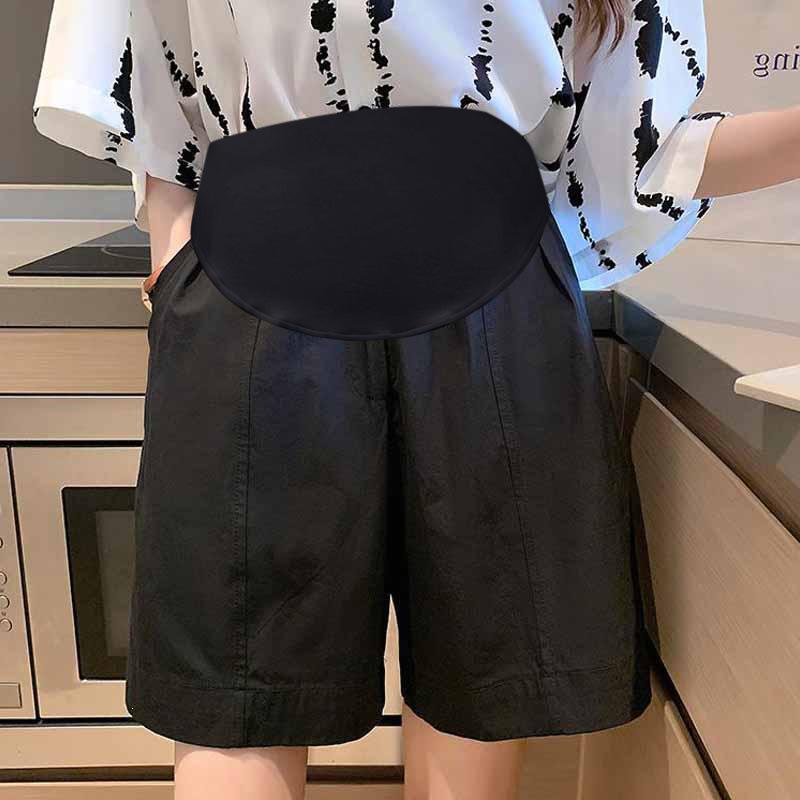 2026 Summer Maternity Slimming Casual Loose Denim-Style Mid-Length Pants 2XL