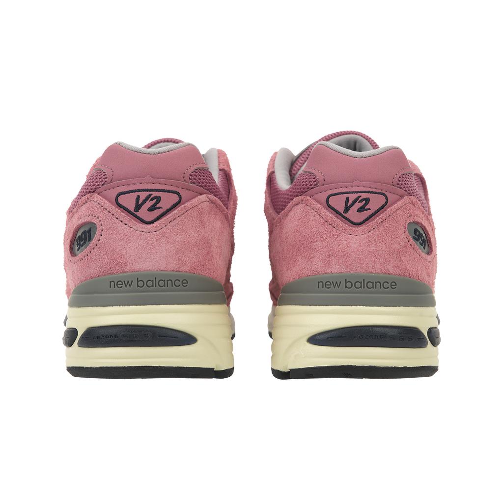 New Balance 991v2 Made in England Albicocca Brandy Sneakers Unisex Rosa Accademia Navale Argento U991PK2