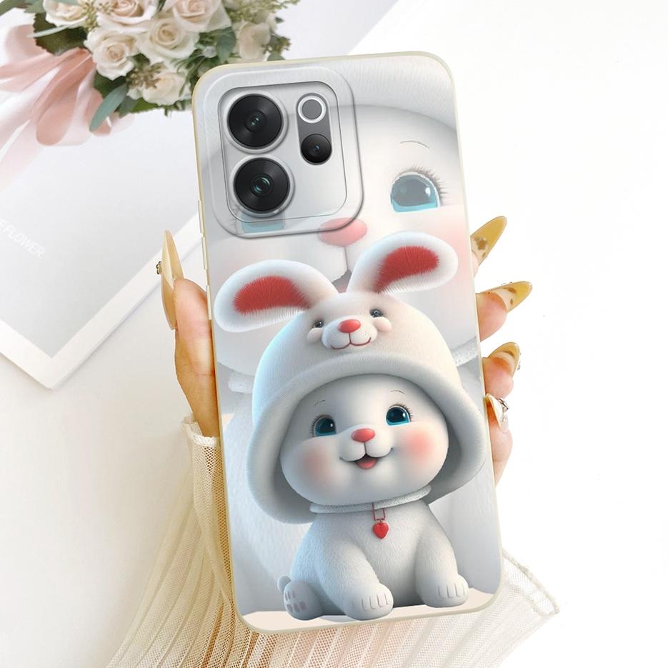 For Vivo V70 Elite Case V2548 Cute Rabbit Cartoon Cover Soft Silicone Phone Case For Vivo V70 FE V2550 V 70 Elite VivoV70 Fundas