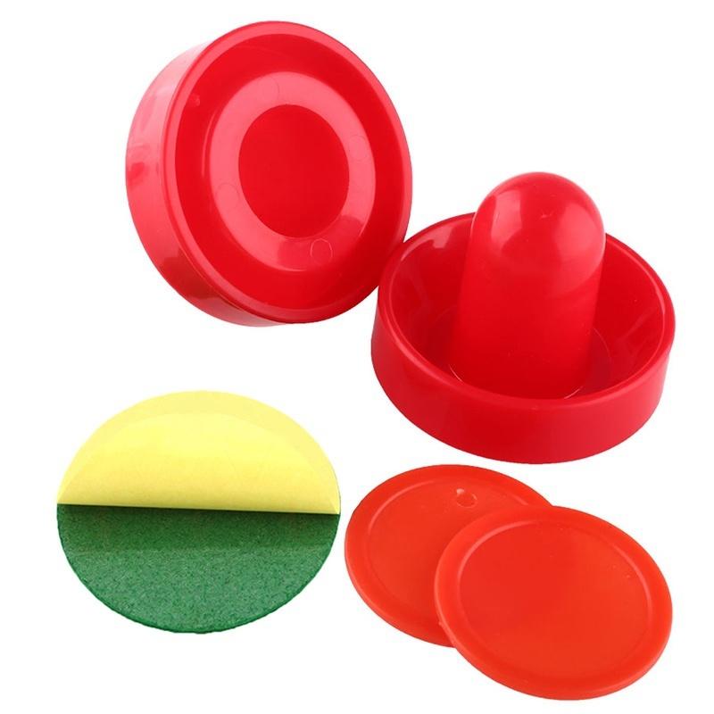 

Новые 4 шт. Вратари для аэрохоккея с фетровыми ручками-толкателями, красные, 96 мм, оптом белый