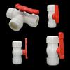 20/25/32/40/50/63mm PE Tube Connector Fitting Tee Water Splitter Tap Coupler Quick Valve Irrigation Plumbing Coupler