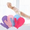 1 Paar Haushalts-Badehandschuhe Duschtuch Peeling Körperwäsche Schaumnetz Seifensäckchen Haushaltswaren Elastisches Abwischen Rücken Baden Reinigung