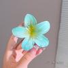 Bohemian Beach Vacation Lily Flower Hair Claw Sweet Hair Clip for Women Floral Claws Fashion Girl Accessories Shark Clip