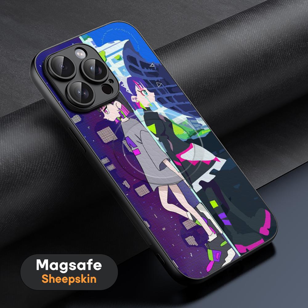 Zutomayo Anime Singer Pattern Design Phone Case For iPhone 17 16 15 14 13 12 11 Plus Pro Max  High-end Luxury Magsafe Sheepskin
