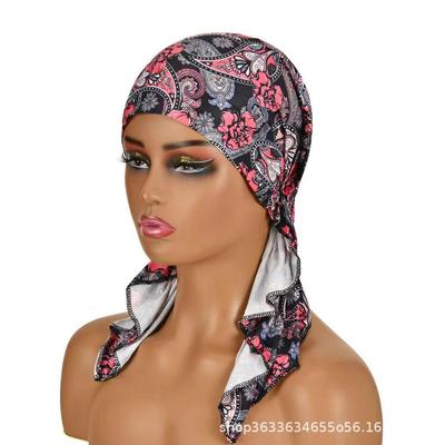 Bandana Pirate Tresse Longue Colorée – Tour de Tête d'Été Léger pour Adultes