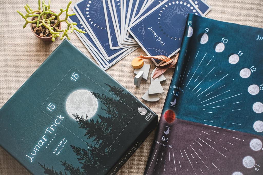 Lunar Trick Board Game Lunar Trick Trick Taking Shinka GAMES