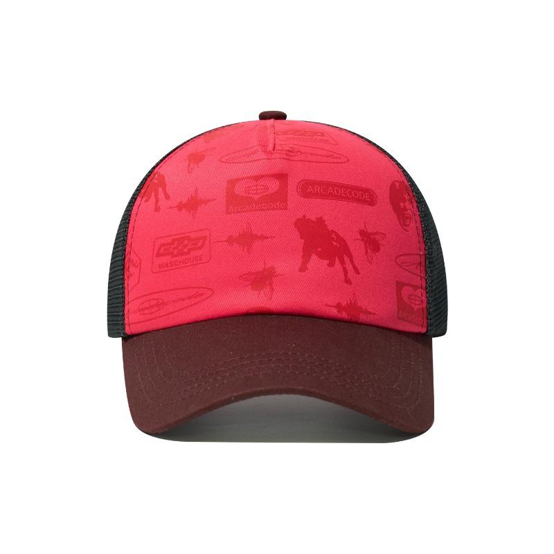 New summer sunshade sunscreen hardtop hip-hop baseball hat bulldog breathable mesh versatile cap
