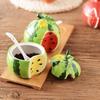 Japanese-style Salt Sugar Jar Fruit-shaped Spice Storage Jar Spice Container  Spice Storage