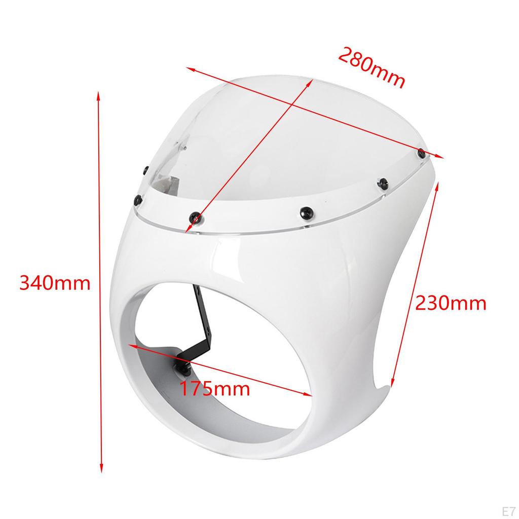 Headlight Fairing Screen ,Motorcycle Windscreen Cowl Cover Accessories Attachment Wind