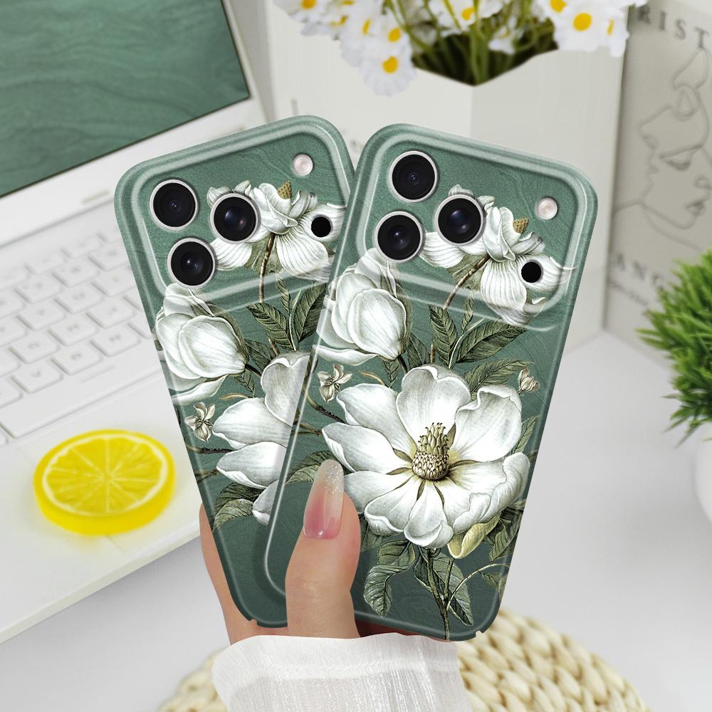 Gorgeous Magnolia Phone Case For iPhone 17 Air 16 16E 15 14 Plus Pro Max Film Hard Cover