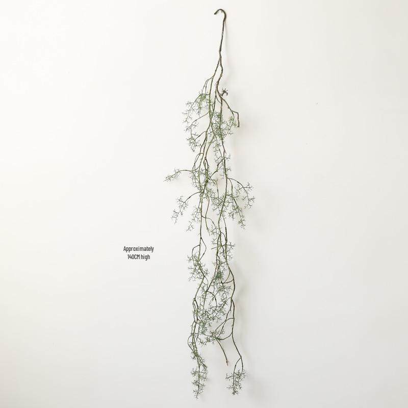 Искусственная лиана из ротанга с листьями ПЭ для декора помещений и маскировки кондиционеров