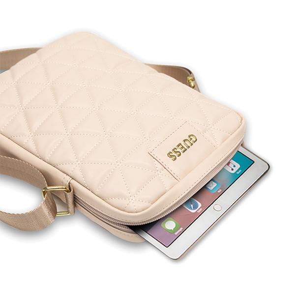 Guess Torba Gutb10Qlpk 10 Różowa/Pinkquilted Tablet Bag