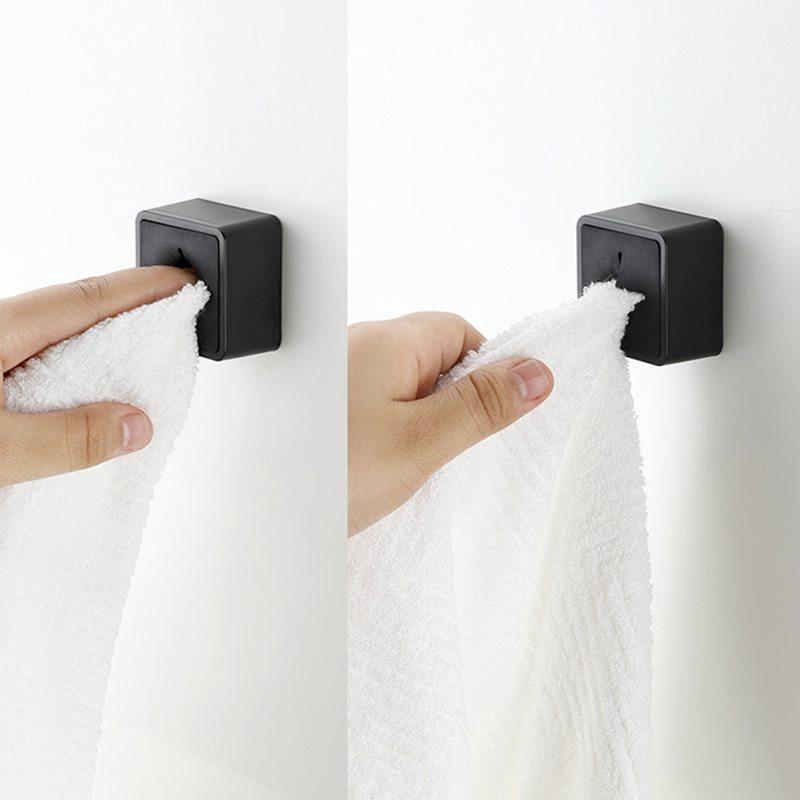 Self-adhesive Towel Holder Clip Kitchen Rag Dishcloth Storage Rack