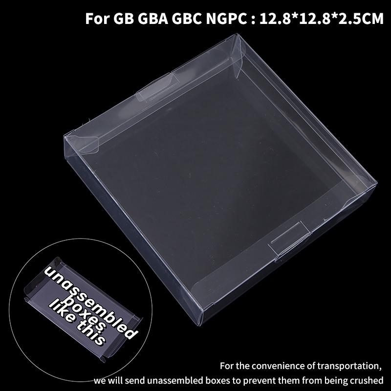Transparent Cartridge Protective Case Cover For GB GBA GBC SNES N64 NES NGPC Switch Clear Protector Box