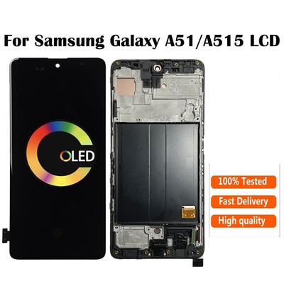 LCD Touchscreen Digitizer Display mit Rahmen für Für Samsung Galaxy A51 A515