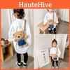 Bear Wear Clothes Shape Plush Single Shoulder Crossbody Bag Animal Fashion Gift