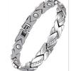 Yingqi Adjustable Antique Red Copper Diamond Magnetic Bangle Bracelet