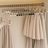 20Pcs Anti-slip Pant Hangers Stainless Steel Pants Clamp Closets Storage Organizer  Living Room