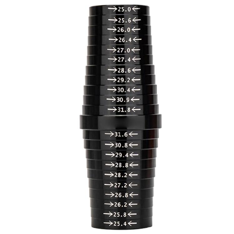 Bicycles Seats Tube Seatpost Measuring Tool Seats Tube Bicycles Seatpost Measuring Tool Aluminum Alloys Seatpost Gauges
