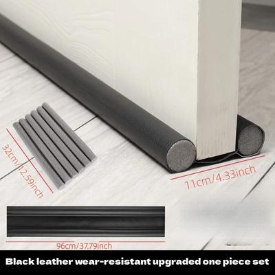 1PC Flexible Soundproof Under Door Draft Stopper Door Bottom Seal Strip Thicker Anti-Cold Gap Blocker Sealing Weather Strip