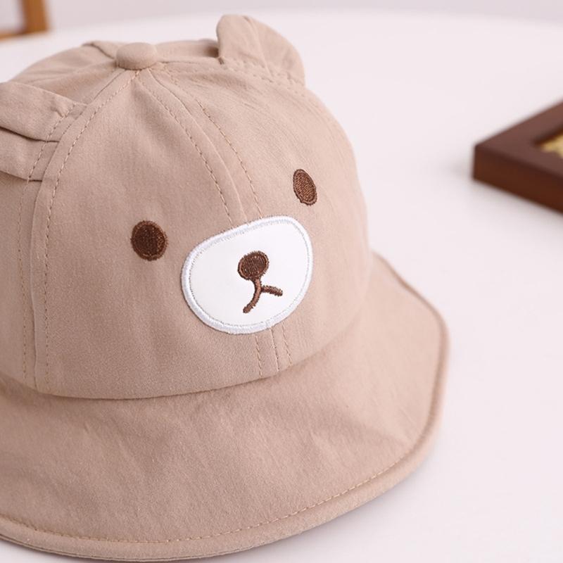 Baby Fisherman Hat Wide Brimmed Bucket Hat for Toddler Girls Boys Sun-proof Infant Sun Hat Floppy Caps Baby Accessories