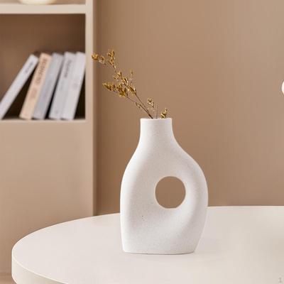 Abstract Vase Plant Pot Holder Modern Decoration Home Bud Ceramic Geometric Flower Planter