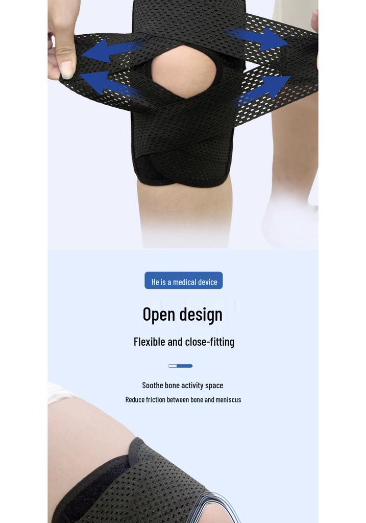 8th Gen Anti-Slip Knee Pads for Sports & Mountaineering - Patella Protectors for Men & Women, Warm with Spring Support