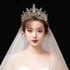 Crystal Crown Headband Vintage Hair Ornaments Headwear Zircon Tiara