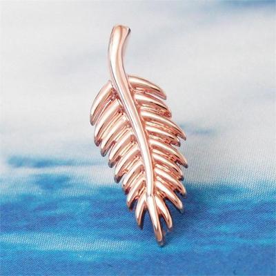 [Onm] Onm 14K Gold Needle Feather Stick Rose Gold Piercing (S9594158)