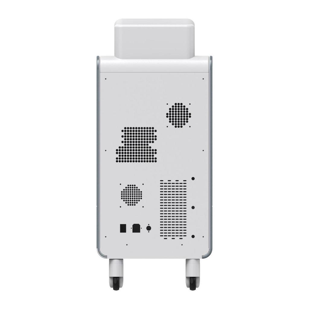 Pico Shell Beauty Instrument Chassis - Vertical Plastic Medical-Grade Enclosure