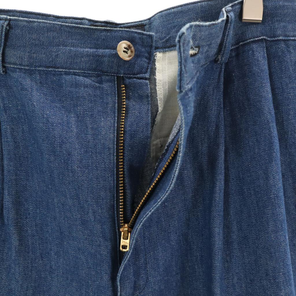 Kingsmood 80s USA Made Vintage 42 Talon Denim Pants W30 Wash Blue Jeans Men's Used