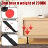 2/4/6Pcs Telescopic Support Rod Nylon Cabinet Adjustable Support Pole 200kg Weight Capacity High Hardness Sink Support Bracket