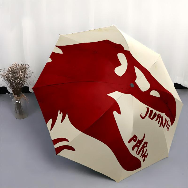1pc Dinosaur Jurassic Windproof Automatic Umbrella, Lightweight for Women/Men, Perfect Christmas Gift A0811272