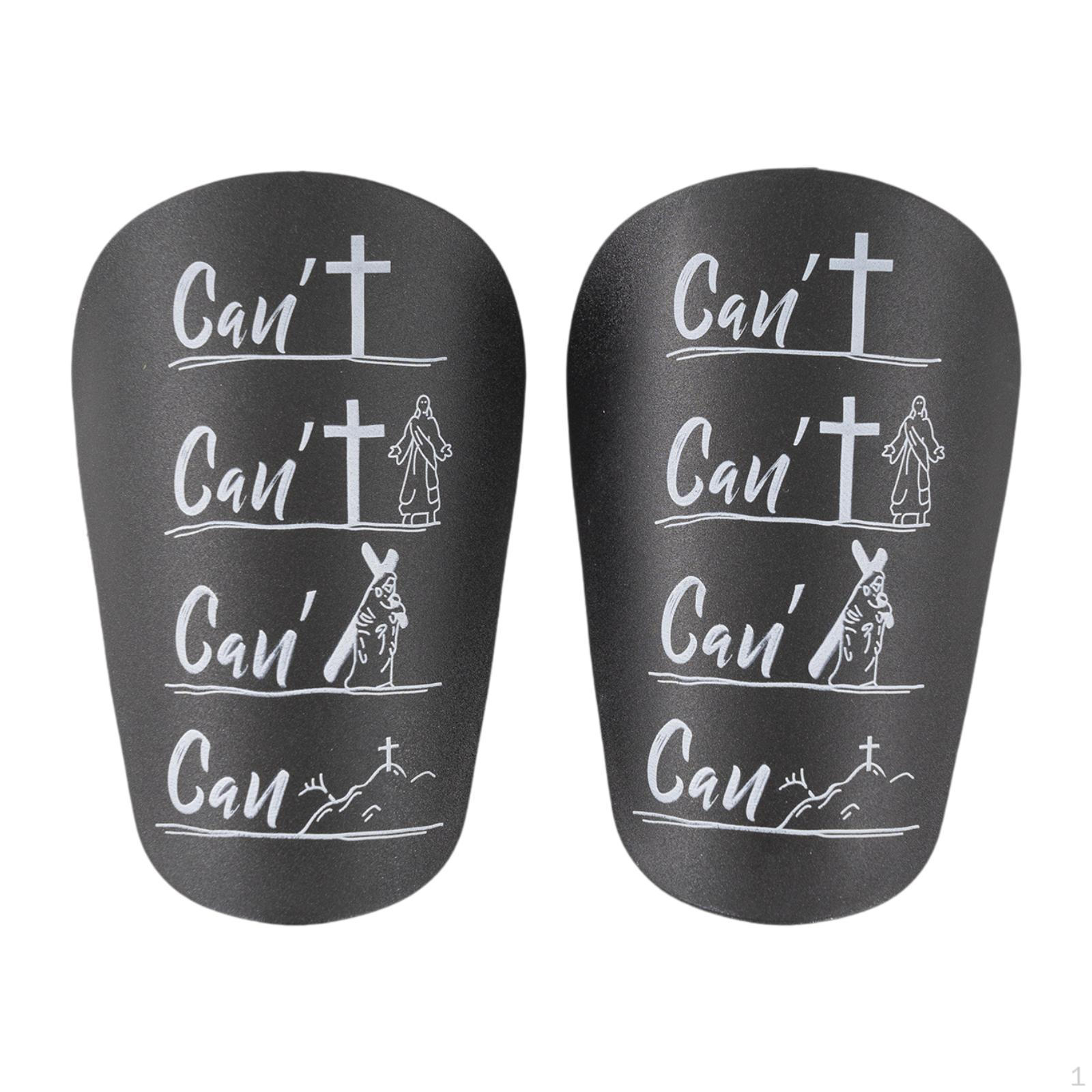 2 Pack Mini Shin Guards for Soccer, Miniature Guard Protector, Compact Guards, 10cmx6cm