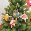 DIY Xmas Angel Girl Pendant Santa Claus Christmas Tree Accessories Christmas Santa Ornaments  Party