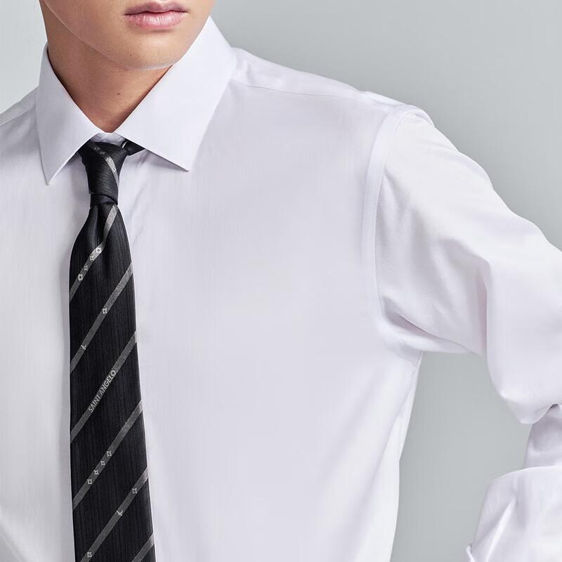 Baoxiniao Herren Hemd mit langen Ärmeln, knitterfrei, Business, reine Baumwolle