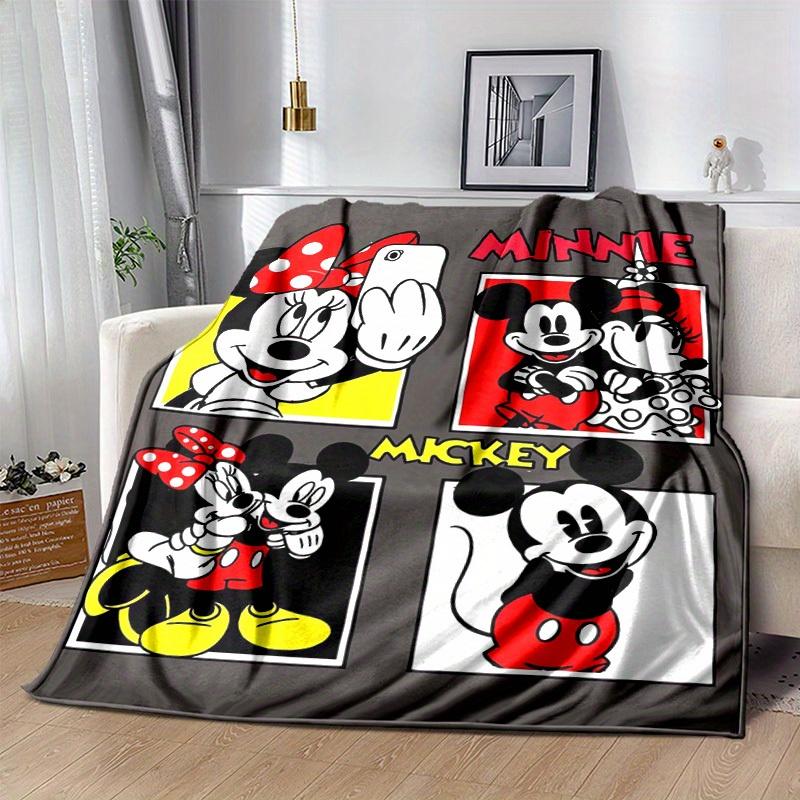 

1pc, Cozy Mickey and Minnie Home Decor Blanket: A Perfect Gift for Bedroom, Living Room, Travel, Camping, Car 80x120cm
